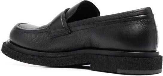 Officine Creative Tonal leather loafers Black