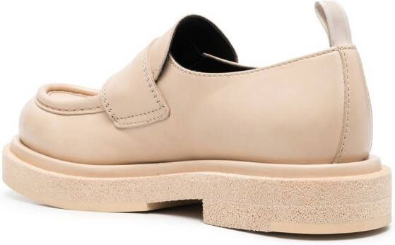 Officine Creative tonal leather loafers Neutrals