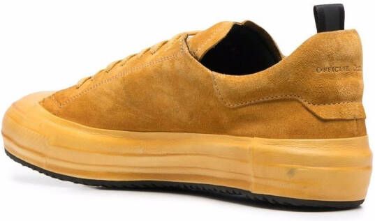 Officine Creative tonal suede sneakers Yellow