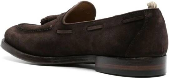 Officine Creative Tulane 001 suede loafers Brown