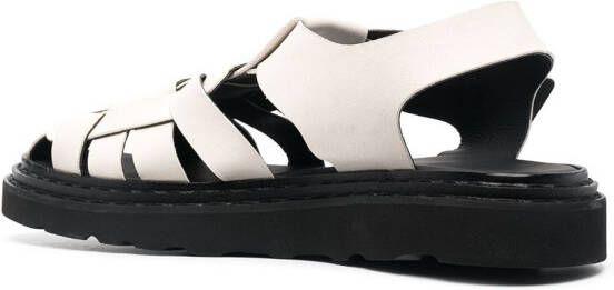 Officine Creative Ulla leather sandals White
