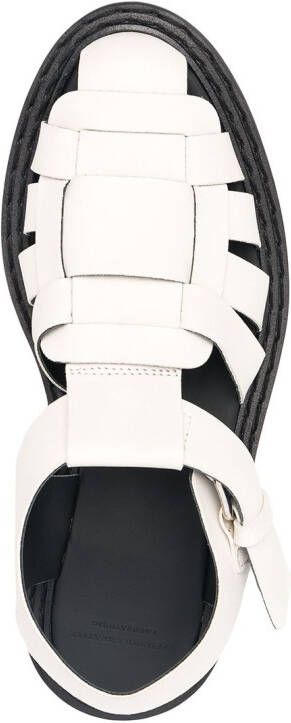 Officine Creative Ulla leather sandals White
