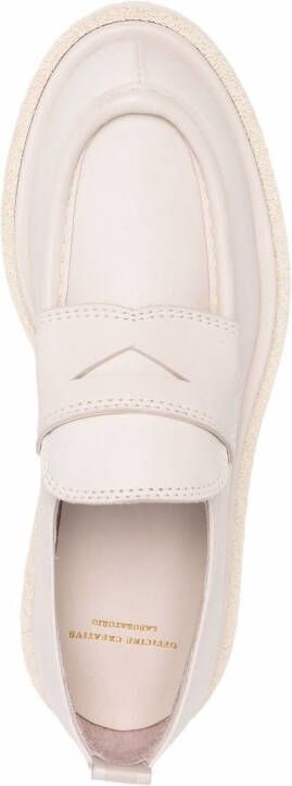 Officine Creative Wisal 014 chunky leather loafers Neutrals
