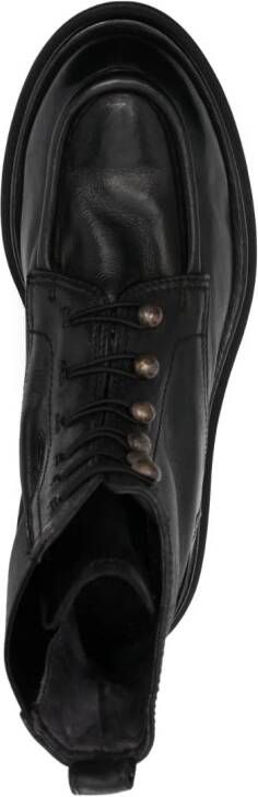 Officine Creative Wisal 103 leather ankle boots Black