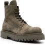 Officine Creative Wisal lace-up suede boots Green - Thumbnail 2