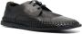 Officine Creative woven leather trim lace-up shoes Black - Thumbnail 2