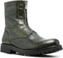 Officine Creative zip-up leather ankle boots Green - Thumbnail 2