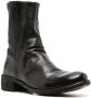 Officine Creative zipped leather boots Brown - Thumbnail 2