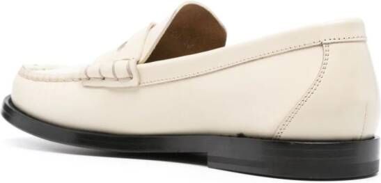 Officine Creative Zivago leather loafers Neutrals