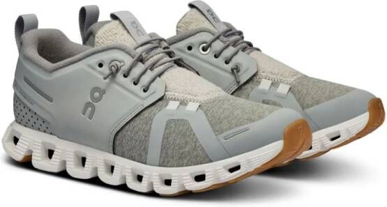 On Running Cloud 5 Terry logo-patch sneakers Grey
