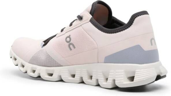 On Running Cloud X 3 lace-up sneakers Pink