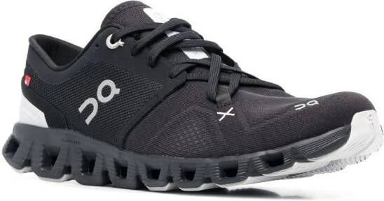 On Running Cloud X3 lace-up sneakers Black