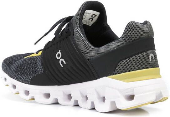On Running Cloudswift low-top lace-up sneakers Black