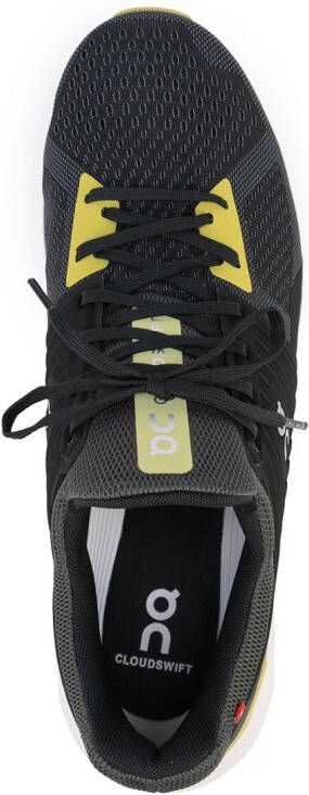 On Running Cloudswift low-top lace-up sneakers Black