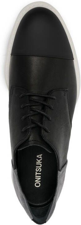 Onitsuka Tiger leather derby shoes Black