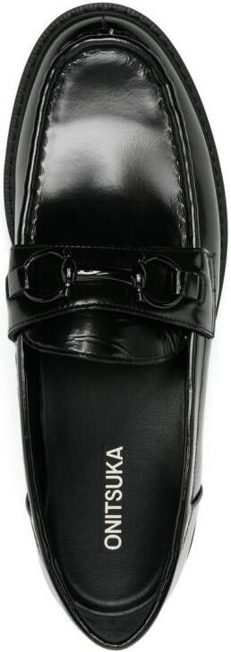 Onitsuka Tiger Bit leather loafers Black
