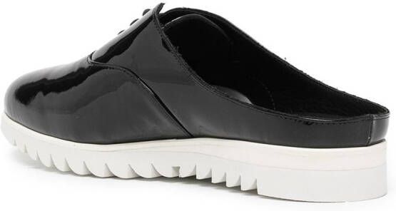 Onitsuka Tiger leather Oxford slippers Black