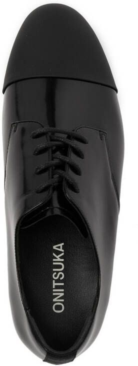 Onitsuka Tiger leather derby shoes Black