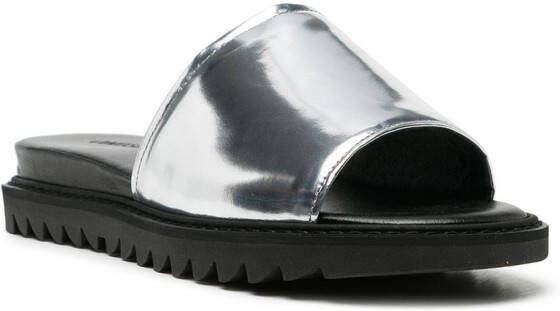 Onitsuka Tiger Slider-S metallic sandals Silver