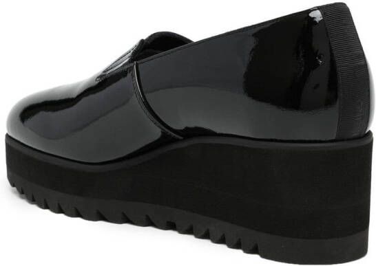 Onitsuka Tiger Wedge-S patent leather loafers Black