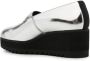 Onitsuka Tiger Wedge-S patent leather loafers Silver - Thumbnail 3