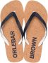 Orlebar Brown cork-sole flipflop sandals Black - Thumbnail 4