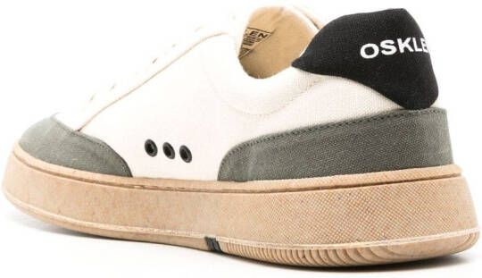 Osklen branded heel-counter low-top sneakers Neutrals