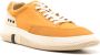 Osklen Hybrid lace-up leather sneakers Yellow - Thumbnail 1