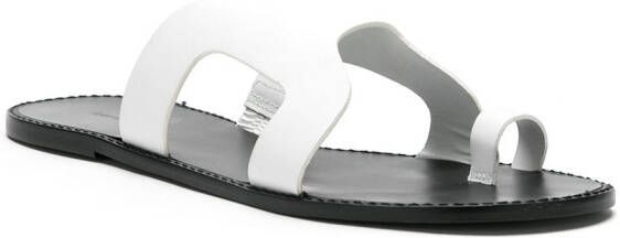 Osklen Ipanema slide sandals White