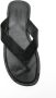 Osklen leather E-Basics flip flops Black - Thumbnail 4