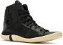 Osklen leather hi-top sneakers Black - Thumbnail 2