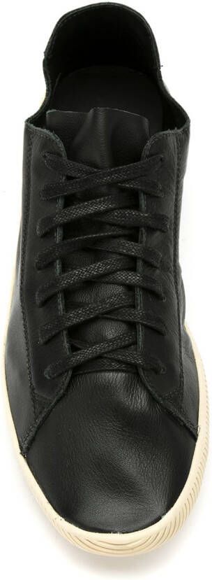 Osklen leather lace-up sneakers Black