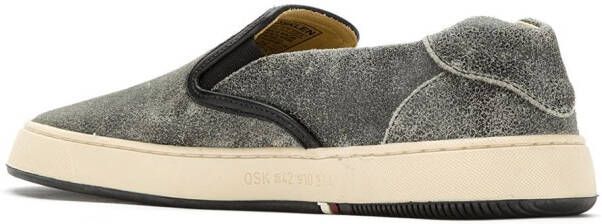 Osklen leather slip on sneakers Grey
