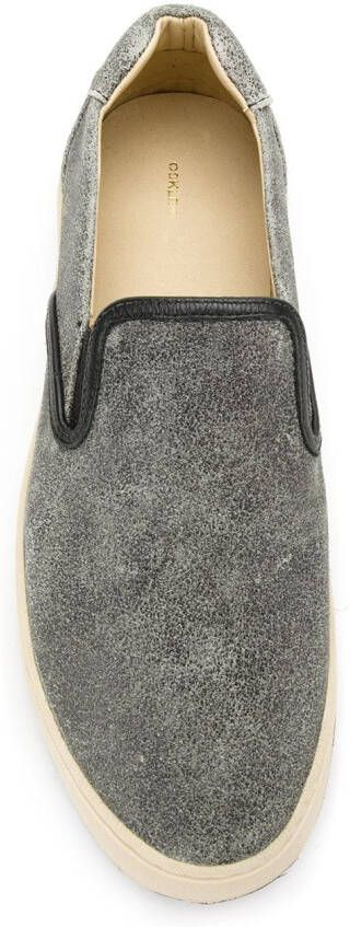Osklen leather slip on sneakers Grey