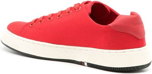 Osklen logo low-top sneakers Red