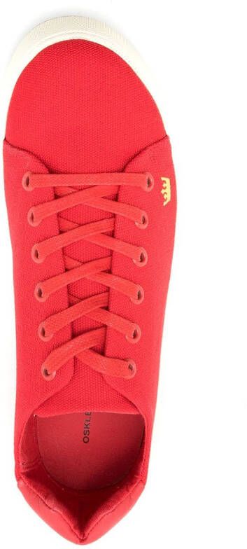 Osklen logo low-top sneakers Red
