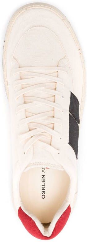 Osklen side-stripe low-top sneakers Neutrals