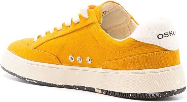 Osklen side-stripe low-top sneakers Yellow