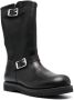 OUR LEGACY 35mm buckle-fastening leather boots Black - Thumbnail 2