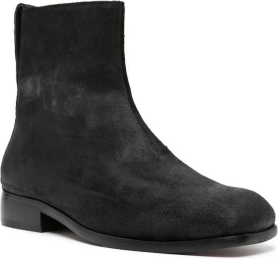 OUR LEGACY ankle suede boots Black