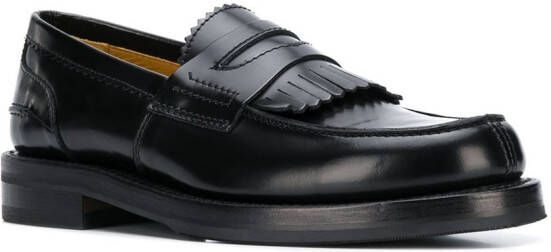 OUR LEGACY fringed slip-on loafers Black