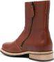 OUR LEGACY logo-plaque leather boots Brown - Thumbnail 3
