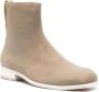OUR LEGACY Michaelis waxed suede boots Neutrals - Thumbnail 2