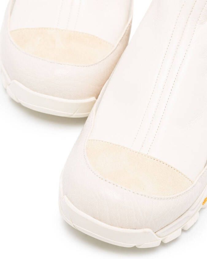 OUR LEGACY panelled ankle boots White