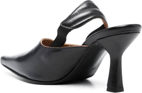 OUR LEGACY pointed-toe slingback mules Black