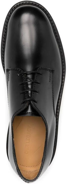 OUR LEGACY Uniform Parade Oxford shoes Black