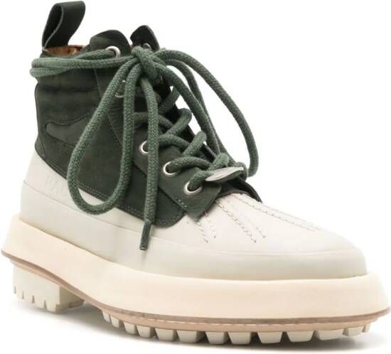 PACE Duck V2 two-tone ankle boots Green