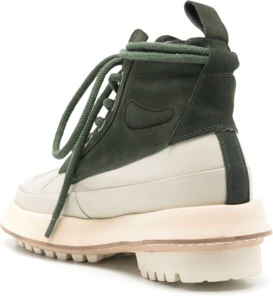 PACE Duck V2 two-tone ankle boots Green
