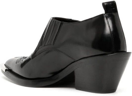 Rabanne Western-style ankle boots Black