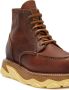 Palm Angels Hybrid lace-up boots Brown - Thumbnail 4